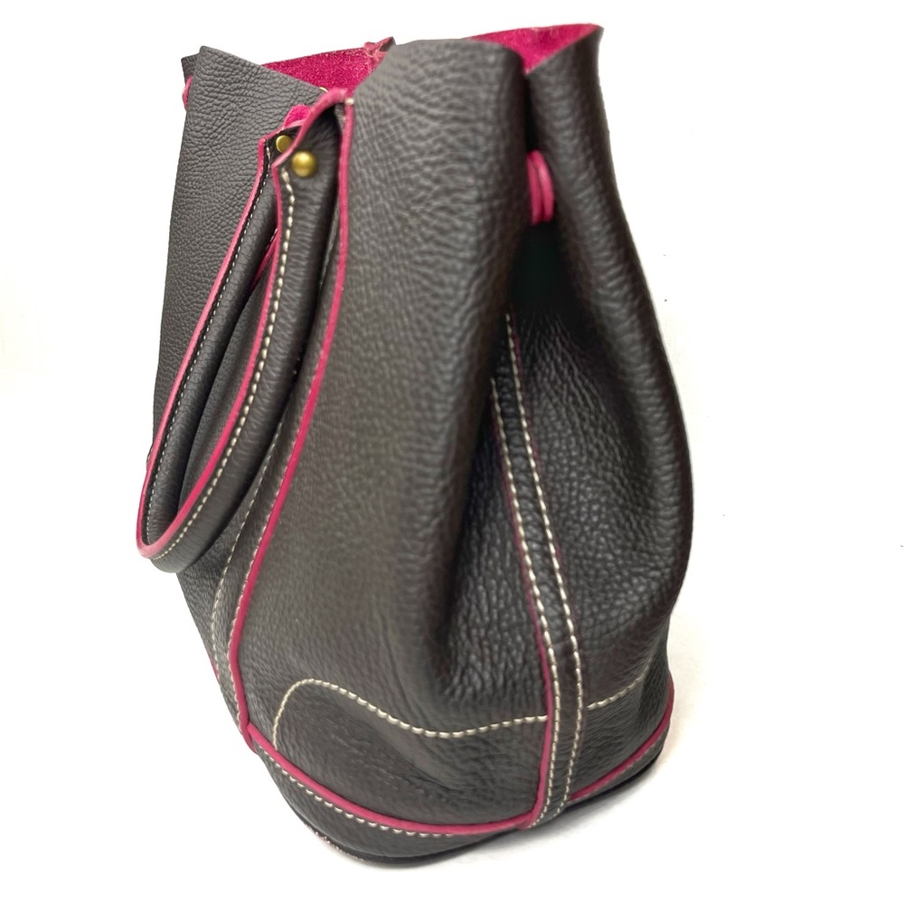 Borge Gaveri J Crew Vintage Leather Tote Bag - Picture 4 of 8